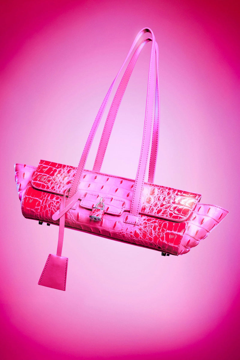 Pink Ombre Croc Tokyo Bag Designation Official