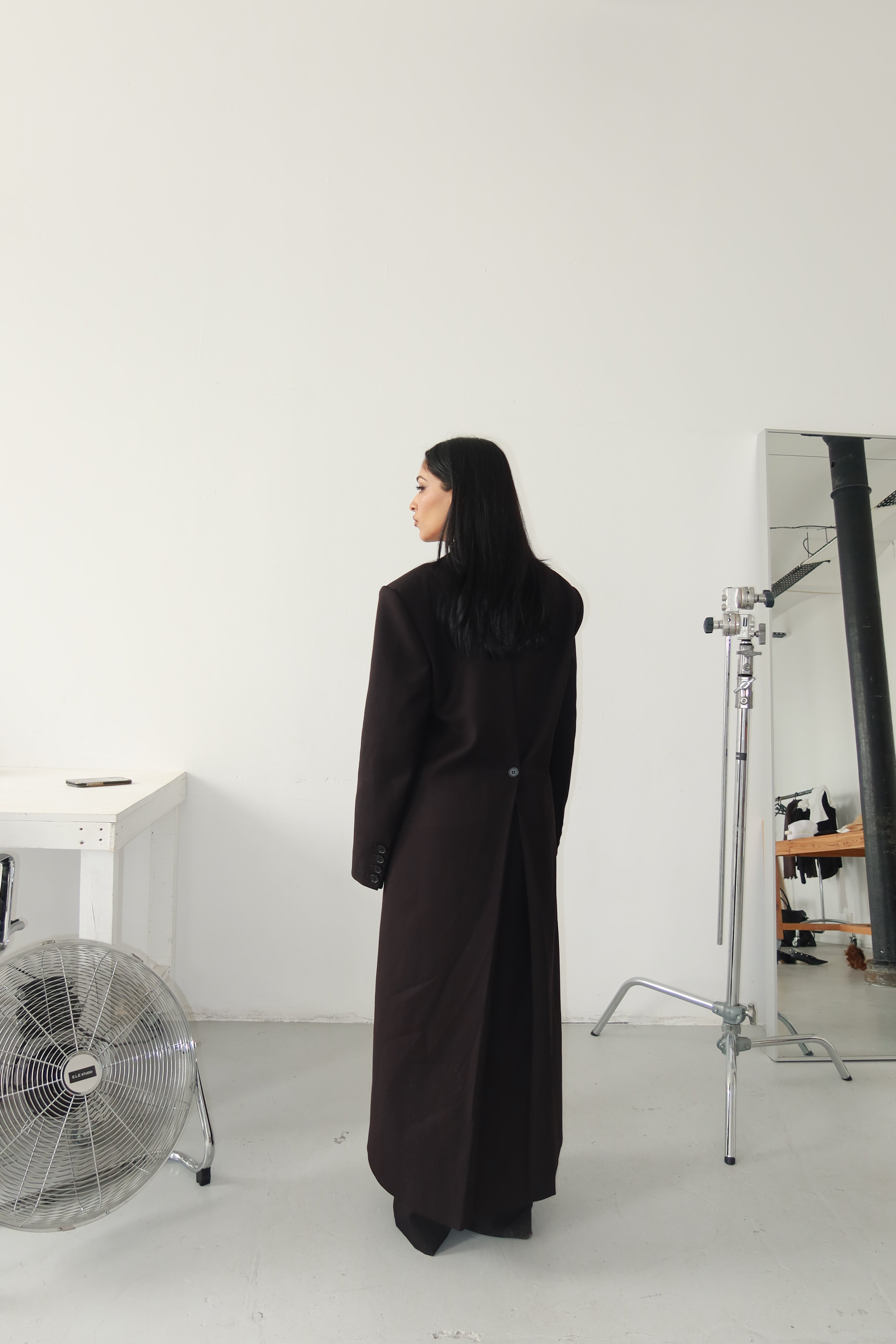 ​【新品タグ付・完売品】ADRER The long coat ブラック S SHRINKED SERGE BACK DRAPE TRENCH COAT – THE SHOP YOHJI YAMAMOTO