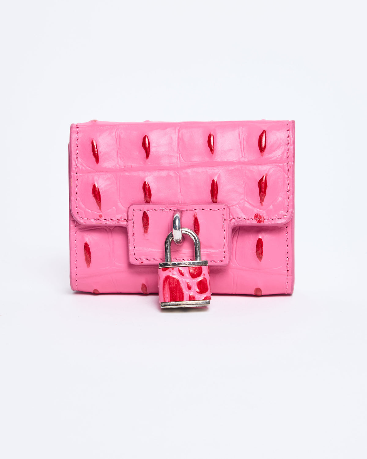 Pink Ombre Croc Wallet Designation Official