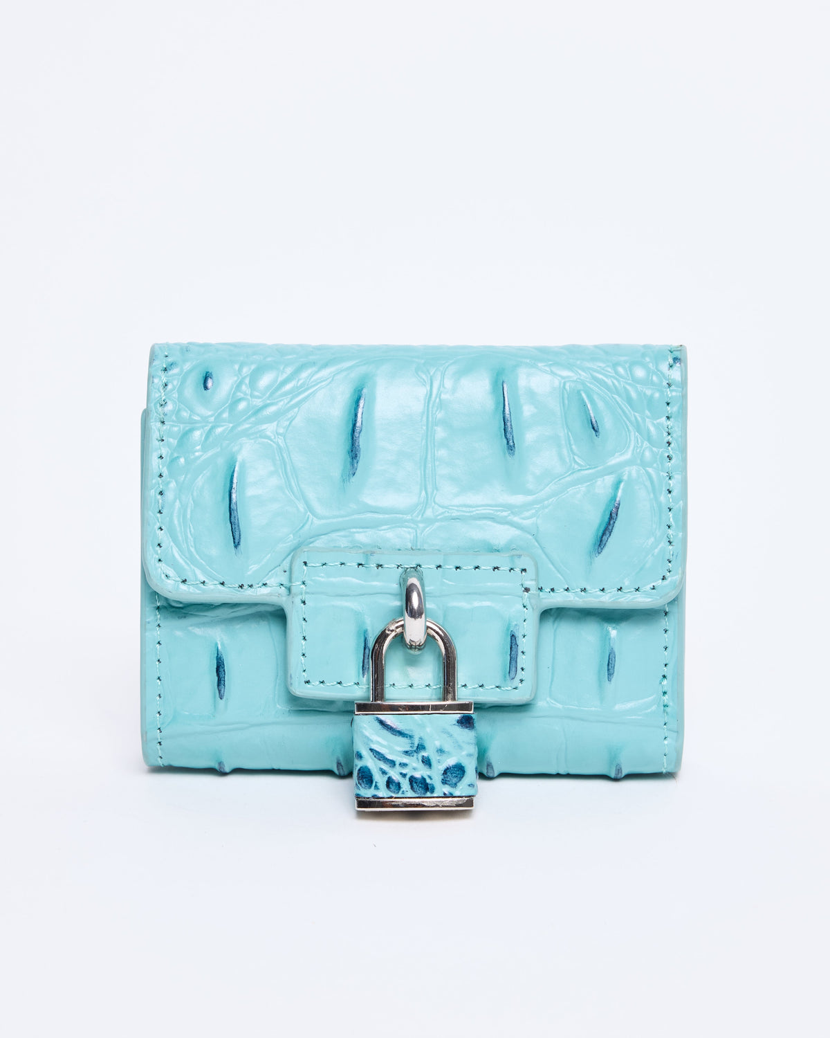 Blue Ombre Croc Wallet Designation Official