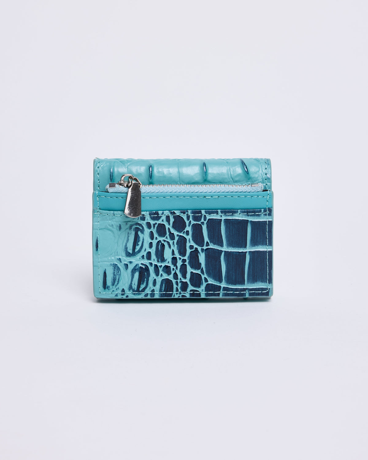 Blue Ombre Croc Wallet Designation Official