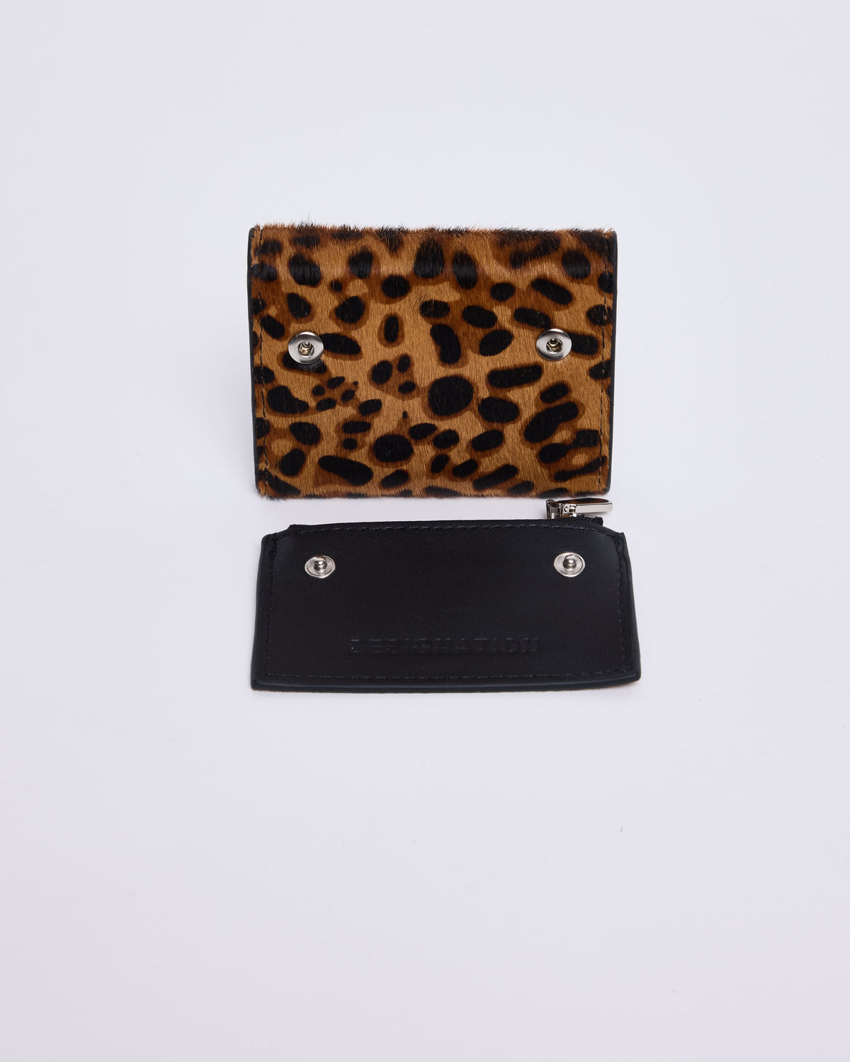 Leopard Print Fur Wallet Designation Official