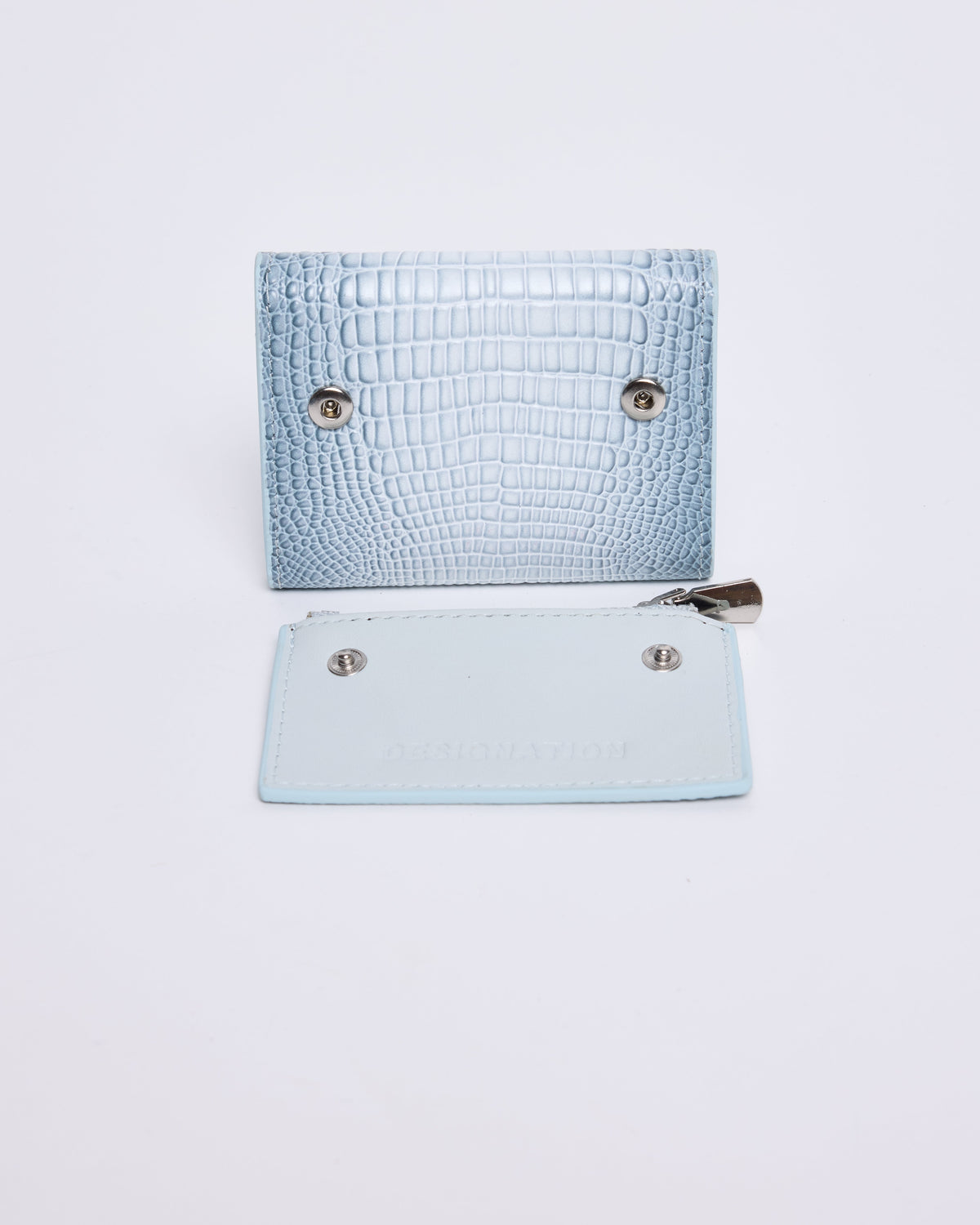 Icy Blue Croc Wallet Designation Official