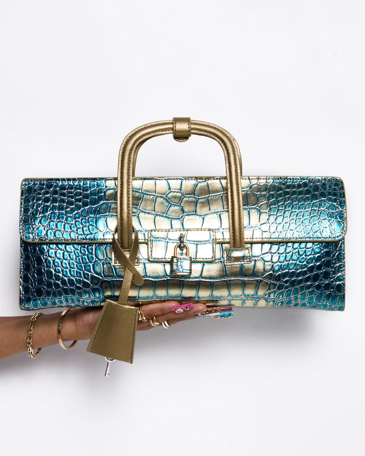 COMING SOON: Limited Edition Ombre Blue Gold New York Clutch Designation Official