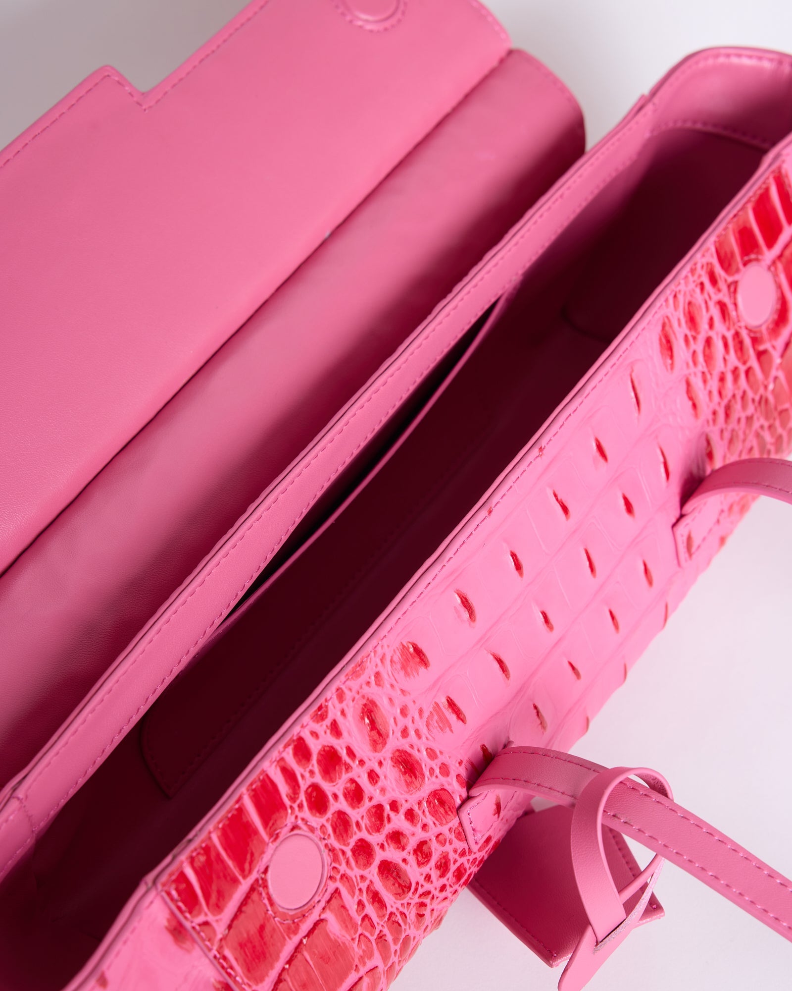 Pink Ombre Croc Bag Designation Official